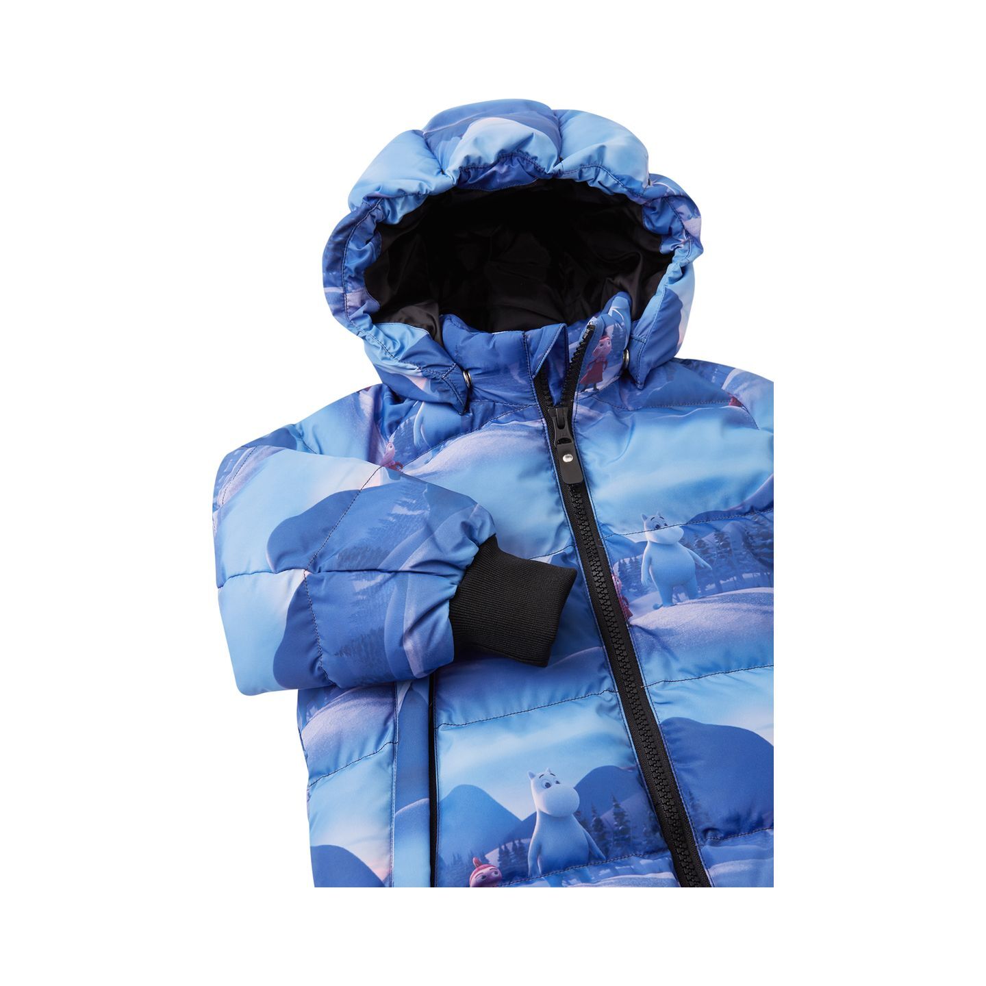 REIMA MOOMIN LYKTA 5100013B kombinezonas vaikams 7 Jackets REIMA MOOMIN LYKTA 5100013B Frozen Blue