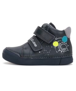 batukai vaikams D.D.Step (Vengrija)  Tamsiai mėlyni LED batai 31-36 d. A068-42418L
