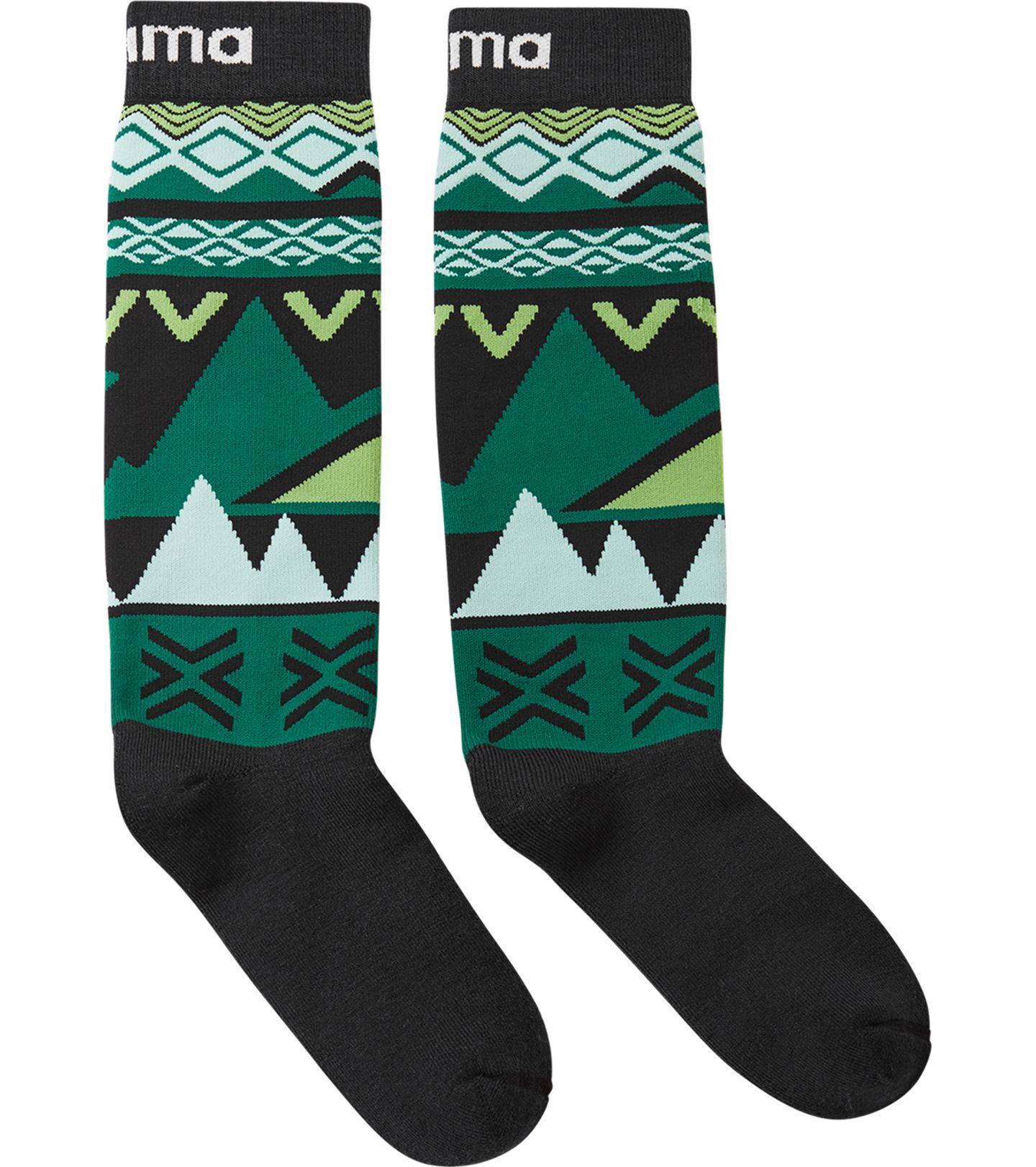 REIMA SUKSEE 5300100C Black 9991 kojinės vaikams 4 Socks REIMA SUKSEE 5300100C Black 9991