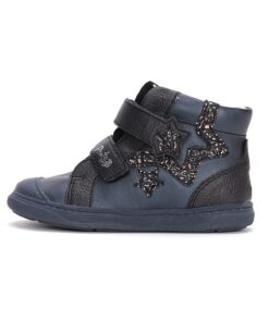 Ponte20 Juodi batai 22-27 d. DA06-4-2986A. Batai vaikams. Tvirtas užkulnis