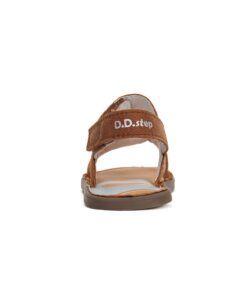 batukai vaikams D.D.Step (Vengrija)  Rudos barefoot basutės 26-31 d. G076-41539CM