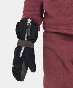 Didriksons žieminės neperšlampančios pirštinės BIGGLES ZIP MITTEN 7 - Juodos