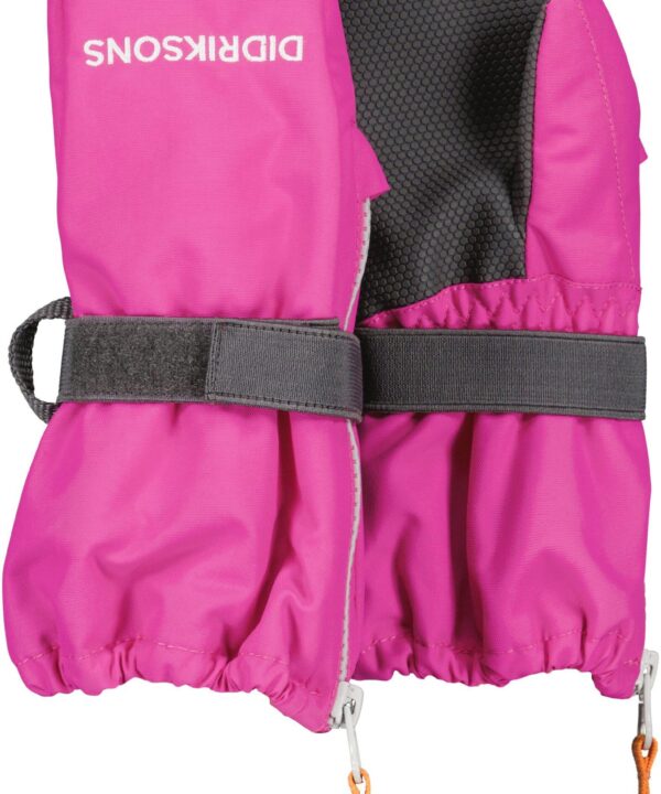 Alternative view of Didriksons žieminės neperšlampančios pirštinės BIGGLES ZIP MITTEN 7 - Plastic Pink