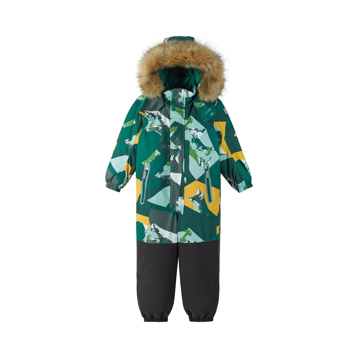 REIMA KIPINA 5100040C kombinezonas vaikams 4 Overalls REIMA KIPINA 5100040C Deeper Green