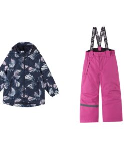 REIMA žieminis dviejų dalių komplektas (striukė + kelnės)  - Magenta