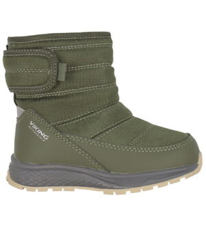 Viking žieminiai batai vaikams Equip Warm WP 1V Pull on - Olive