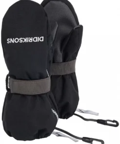 Didriksons žieminės neperšlampančios pirštinės BIGGLES ZIP MITTEN C 503942/060 (Black)