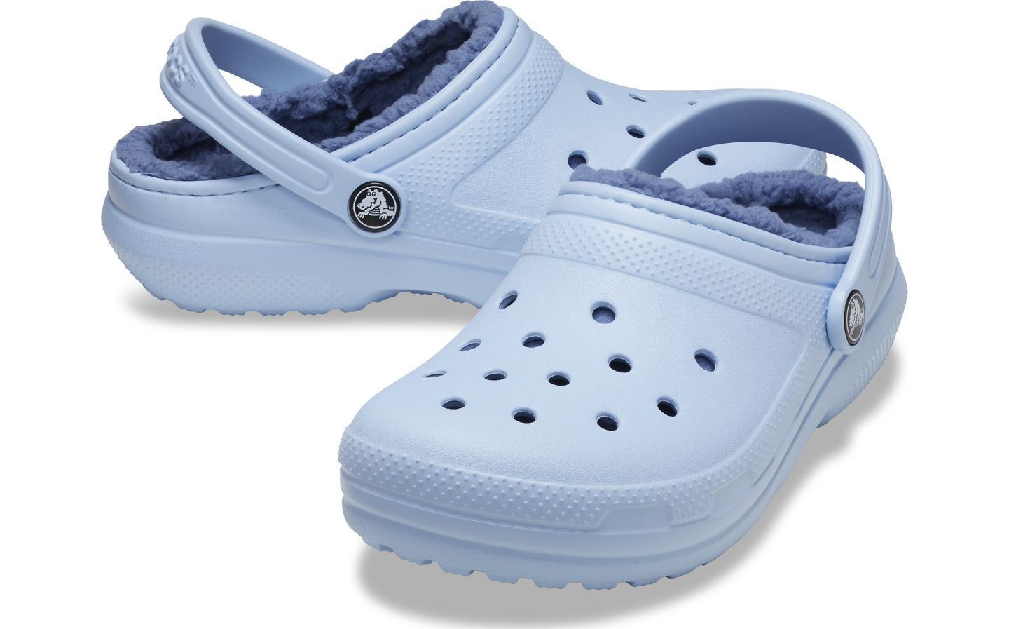 Crocs Classic Lined Clog Kid's Blue Calcite vaikiškos klumpės 5 For girls