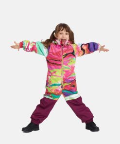 Huppa WILLE 1 Fuchsia Burgundy pavasarinis kombinezonas vaikams