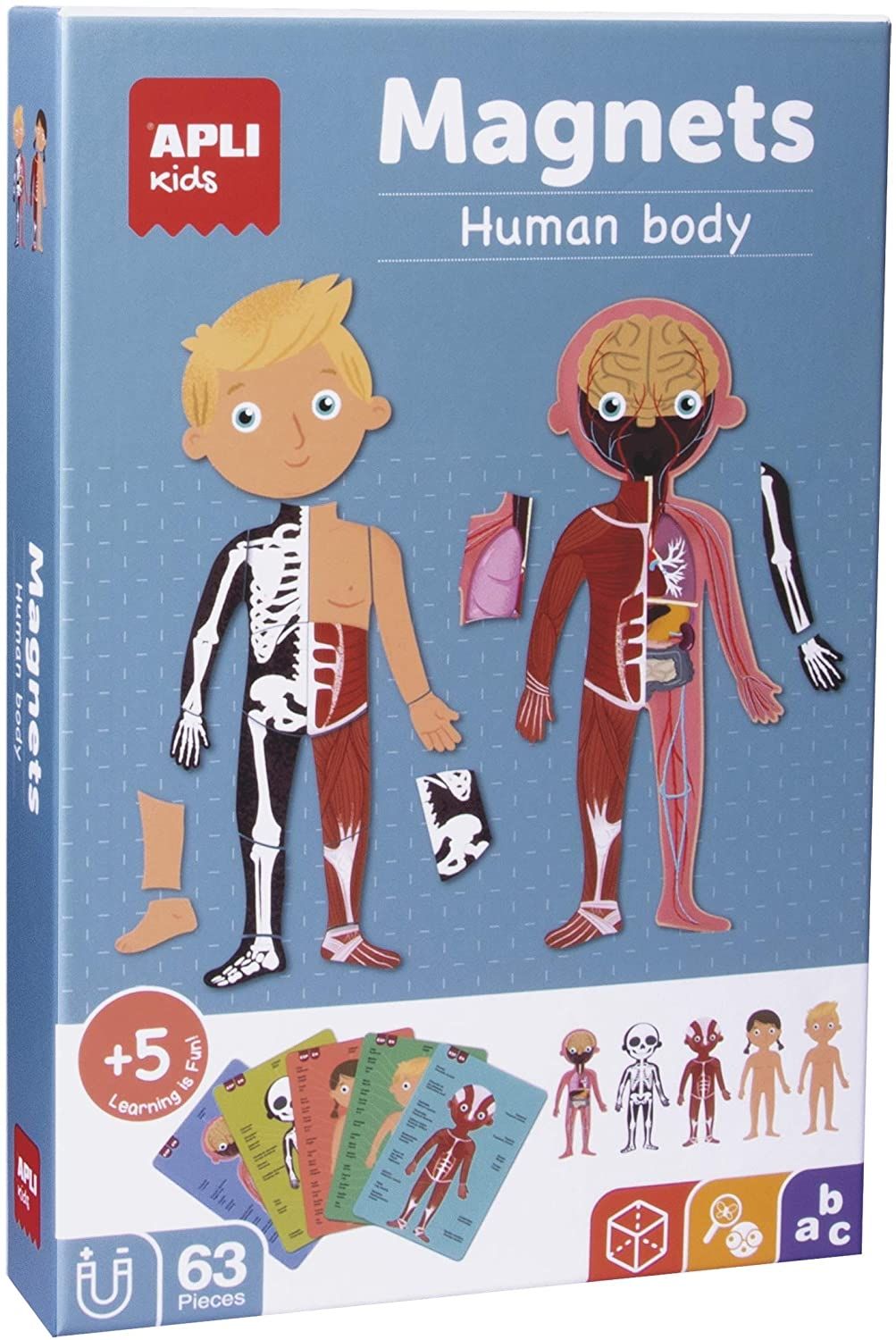 Magnetinis žaidimas „Žmogaus kūnas” - Apli Kids 1 Magnetinis žaidimas „Žmogaus kūnas” - Apli Kids