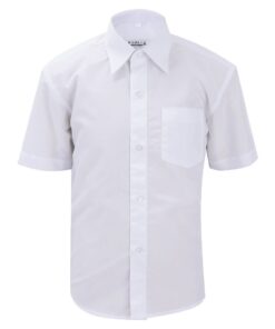 batukai vaikams Rodeng  Balti marškiniai trumpomis rankovėmis berniukui BMA10023