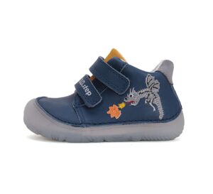 batukai vaikams D.D.Step (Vengrija)  Barefoot mėlyni batai 20-25 d. S073-51696A