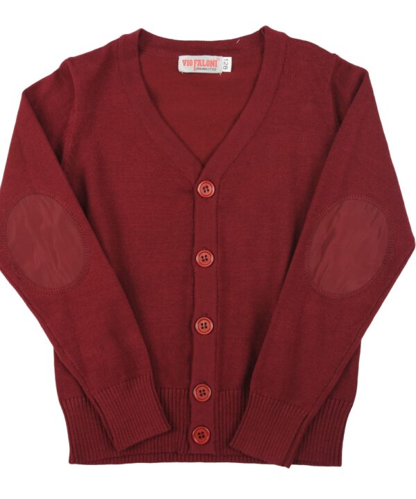 batukai vaikams Vio Faloni  Bordo megztinis 170-182 "Unisex"