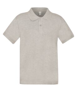 batukai vaikams   Pilki POLO marškinėliai trumpomis rankovėmis 116-152 d.