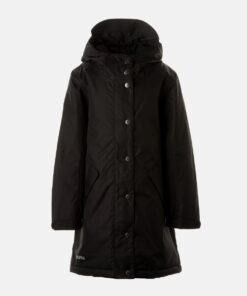 Huppa JANELLE 1 Black pavasarinė striukė vaikams