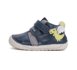 batukai vaikams D.D.Step (Vengrija)  Barefoot mėlyni batai 20-25 d. S070-51562A