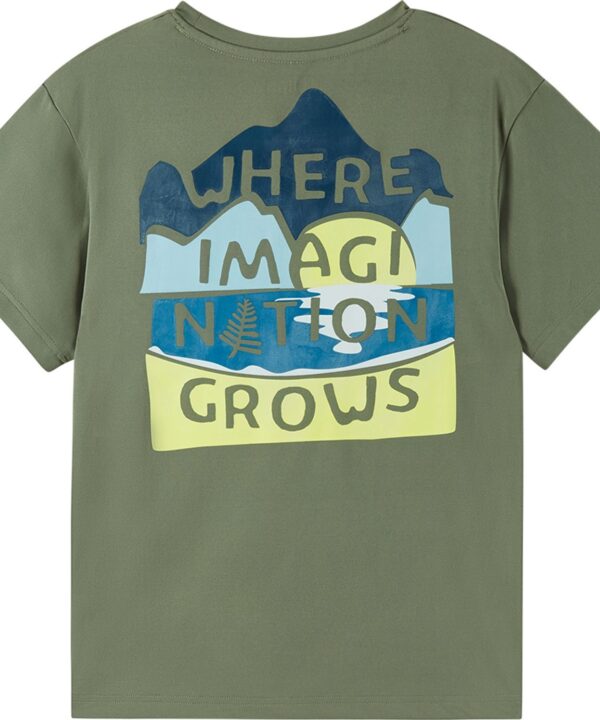 T-shirt REIMA Siirtyy Greyish green