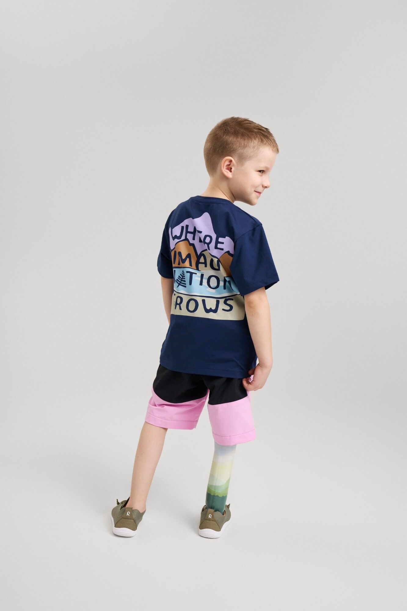 REIMA Siirtyy marškinėliai vaikams 8 T-shirt REIMA Siirtyy Navy