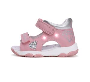 batukai vaikams D.D.Step (Vengrija)  Rožinės LED basutės 20-25 d. G064-51749B
