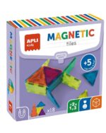 edukaciniai zaislai. Lavinamieji zaislai. Apli Kids . APLI skaidrios magnetinės kaladėlės