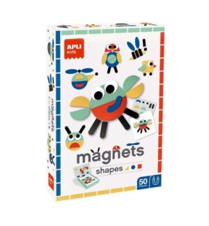 edukaciniai zaislai. Lavinamieji zaislai. Apli Kids . Kūrybinis magnetinis žaidimas – Formos