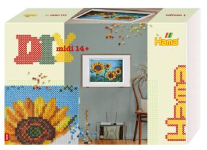 edukaciniai zaislai. Lavinamieji zaislai. HAMA . HAMA ART kūrybinis karoliukų rinkinys SUNFLOWER