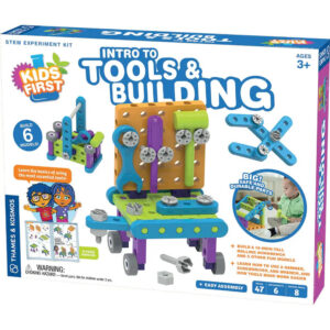 edukaciniai zaislai. Lavinamieji zaislai. KOSMOS . KIDS FIRST mokslinis rinkinys Tools and Building