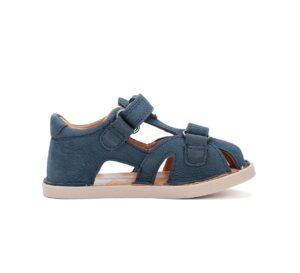 batukai vaikams D.D.Step (Vengrija)  Mėlynos barefoot basutės 20-25 d. G076-51665