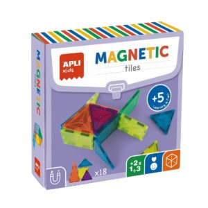 edukaciniai zaislai. Lavinamieji zaislai. Apli Kids . APLI skaidrios magnetinės kaladėlės