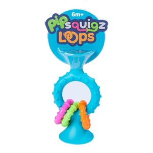 edukaciniai zaislai. Lavinamieji zaislai. FatBrainToys . PipSquigz Loops lipšniukai (mėlynas)
