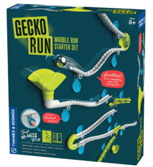edukaciniai zaislai. Lavinamieji zaislai. KOSMOS . Eksperimentinis rutuliukų ridenimo rinkinys GECKO RUN Starter