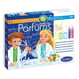 edukaciniai zaislai. Lavinamieji zaislai. SentoSphere . Mokslinis rinkinys „Kvepalų alchemija“