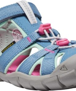 Keen SEACAMP II CNX 1028852 - CORONET BLUE/HOT PINK vaikiškos basutės - sandalai