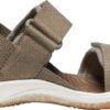 Keen ELLE BACKSTRAP 1028589 - Brindle/Star White vaikiškos basutės - batai