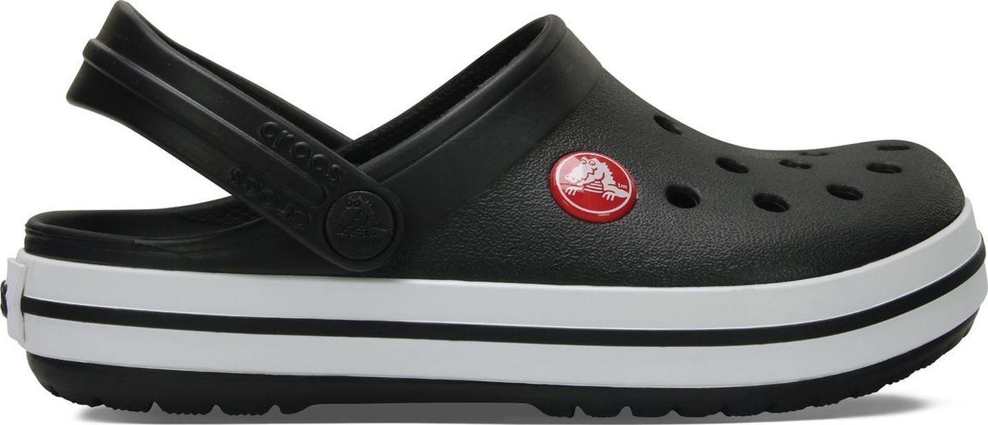 Crocs Crocband Clog Kid's vaikiškos klumpės 8 Clogs Crocs™ Crocband Clog Kid's Black For Kids