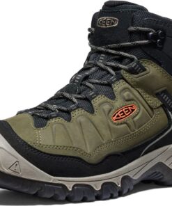Keen TARGHEE IV MID WP 1029826 - DARK OLIVE/GOLD FLAME vyriški batai - sandalai