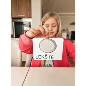 skaitymo korteles sudek zodi dviskiemeniai zodziai 2 1