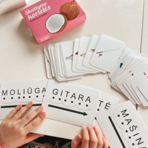skaitymo korteles triskiemeniai zodziai 3 1