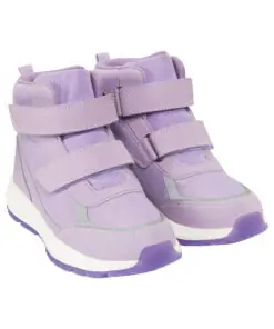 VIKING Equip Glow WP 2V batai vaikams, Lilac, švytintys rudeniniai ir pavasariniai, vandeniui atsparūs