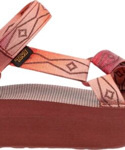 Sandals Teva FLATFORM UNIVERSAL SUNSCAPE Waterless Scarlet