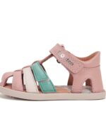 batukai vaikams D.D.Step (Vengrija)  Rožinės barefoot basutės 26-31 d. G076-51736CM