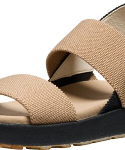 Keen ELLE BACKSTRAP - Cornstalk/Black moteriški sandalai - batai