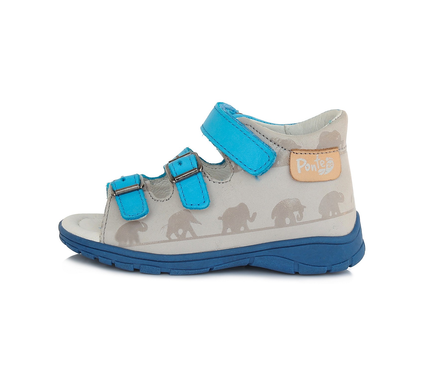 Ponte20 Pilkos basutės 22-27 d. DA051891. Batai vaikams 3 Ponte20 Pilkos basutės 22-27 d. DA051891. Batai vaikams. Tvirtas užkulnis