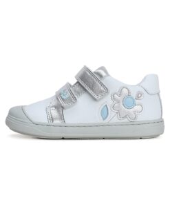 Ponte20 Balti batai 28-33 d. DA03-4-1497L. Batai vaikams. Tvirtas užkulnis