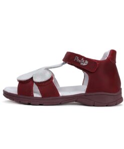 Ponte20 Raudonos basutės 22-27 d. DA05-4-1314. Batai vaikams. Tvirtas užkulnis