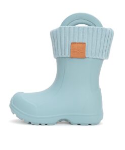 Ponte20 Žalsvi guminiai batai su išimama kojine 22-33 d. I106-42876. Batai vaikams. Tvirtas užkulnis