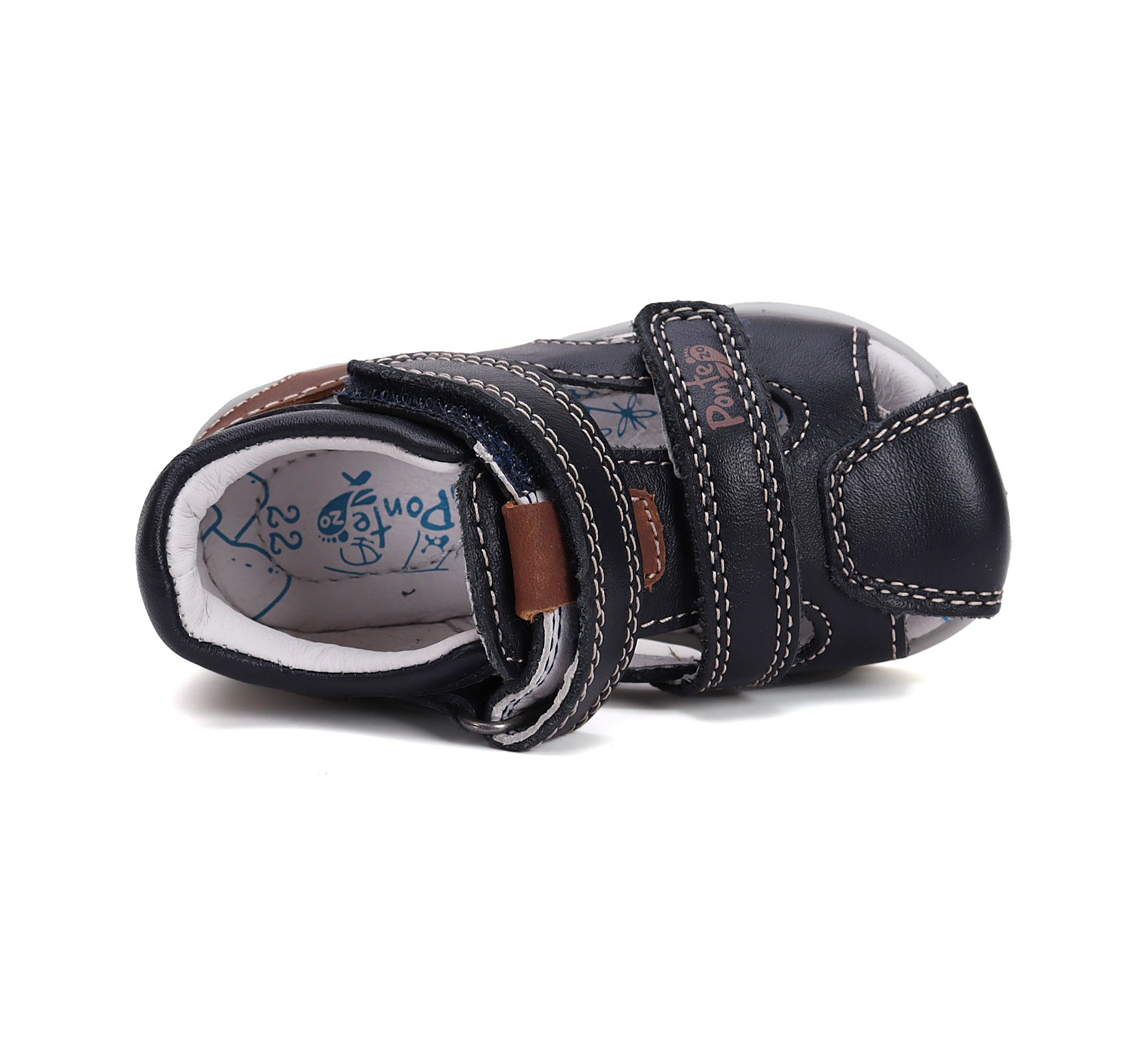 Ponte20 Mėlynos basutės 28-33 d. DA05-5-1422AL. Batai vaikams 6 Ponte20 Mėlynos basutės 28-33 d. DA05-5-1422AL. Batai vaikams. Tvirtas užkulnis