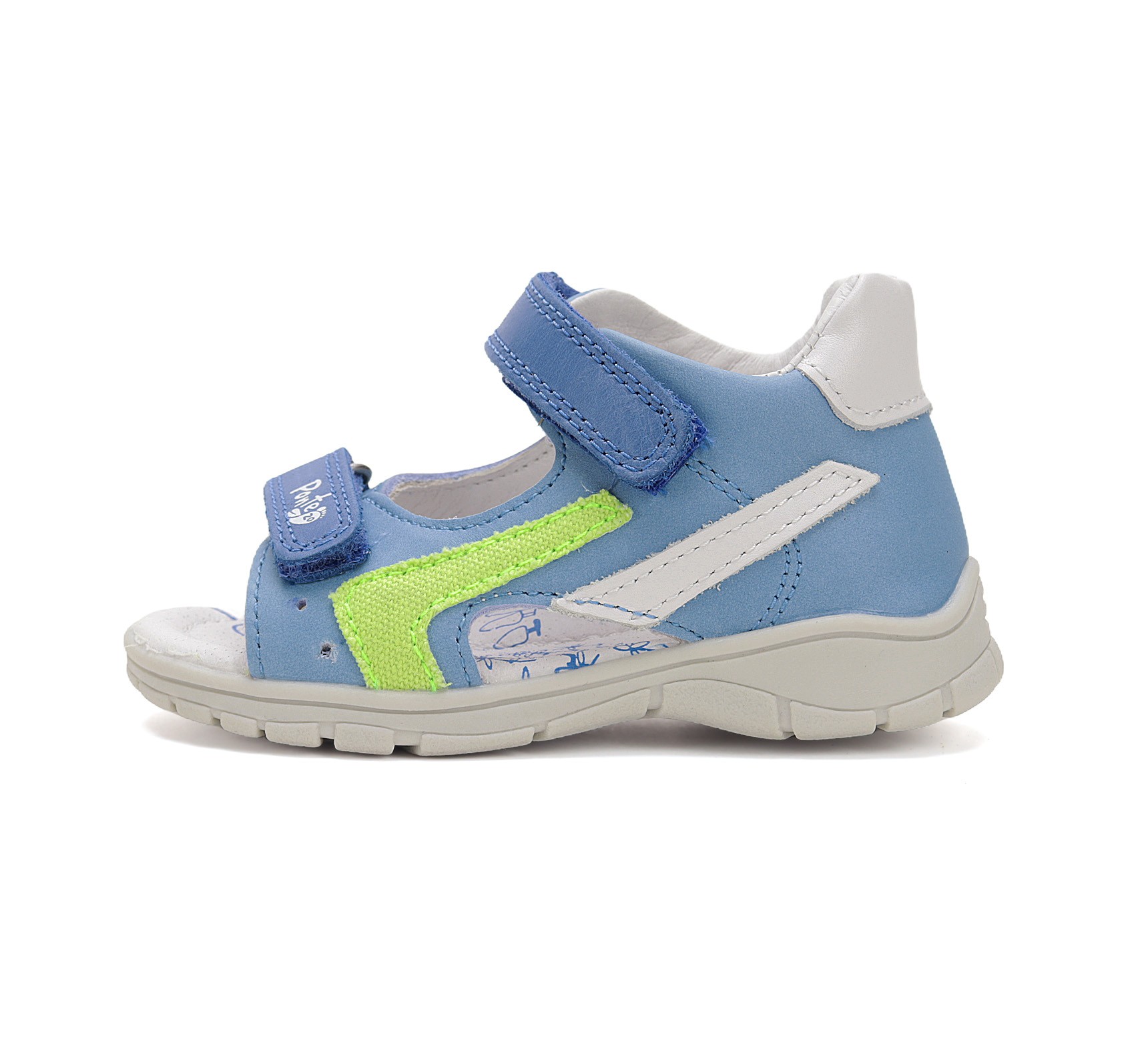 Ponte20 Šviesiai mėlynos basutės 22-27 d. DA05-5-1733. Batai vaikams 3 Ponte20 Šviesiai mėlynos basutės 22-27 d. DA05-5-1733. Batai vaikams. Tvirtas užkulnis