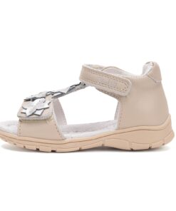 Ponte20 Kreminės basutės 22-27 d. DA05-5-1891A. Batai vaikams. Tvirtas užkulnis