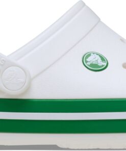 Clogs Crocs™ Crocband Clog Kid's 207005 White/Green Ivy For Kids